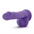 Au Naturel Bold Delight 6-Inch Dildo - Purple