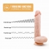 Dr Skin Silicone Dr Ethan 8.5 In Gyrating Dildo - Beige