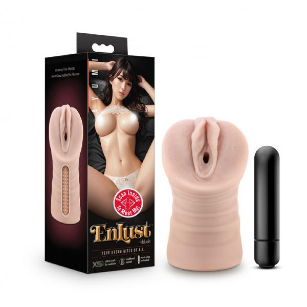 Enlust Ayumi Luxurious Vibrating Stroker - Beige