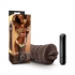 Hot Chocolate Heather Brown Mouth Stroker - Gentle Pleasure