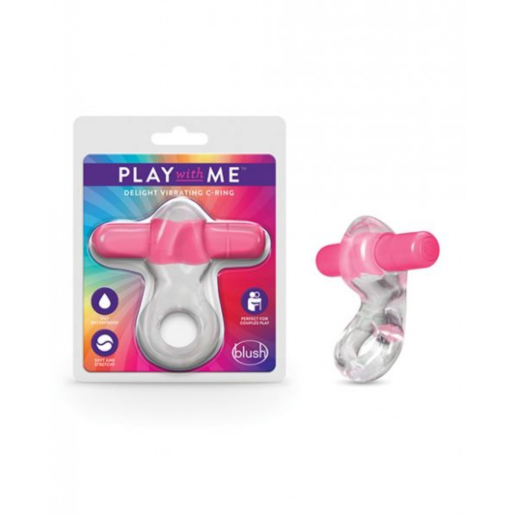 Play With Me Delight Vibrating C-ring Pink