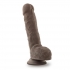 Au Naturel 9 inches Sensa Feel Dildo - Chocolate Brown