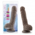 Au Naturel 9 inches Sensa Feel Dildo - Chocolate Brown