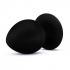 Anal Adventures Platinum Silicone Anal Stout Plug Medium Black – Comfort and Pleasure