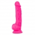 Neo Elite 7.5-Inch Silicone Dual Density Penis with Balls - Pink