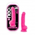 Neo Elite 7.5-Inch Silicone Dual Density Penis with Balls - Pink