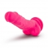 Neo Elite 7.5-Inch Silicone Dual Density Penis with Balls - Pink