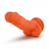 Neo Elite 7.5-inch Silicone Dual Density Penis with Balls - Orange