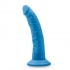 Neo Elite 7.5in Dual Density Silicone Dildo - Neon Blue