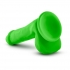 Neo Elite 6 inches Silicone Dual Density Penis, Balls Green