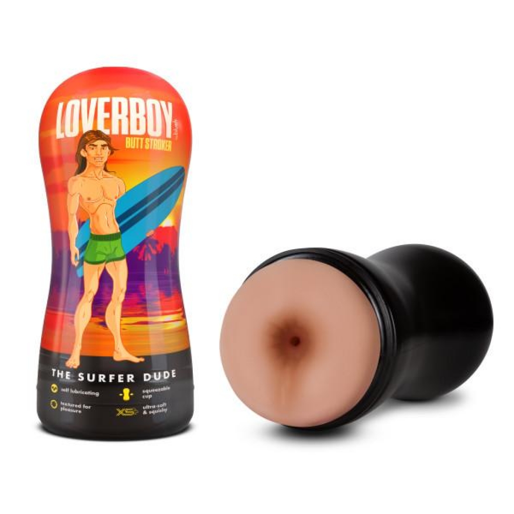 Loverboy The Surfer Dude Self Lubricating Stroker - Perfect for On-The-Go Pleasure