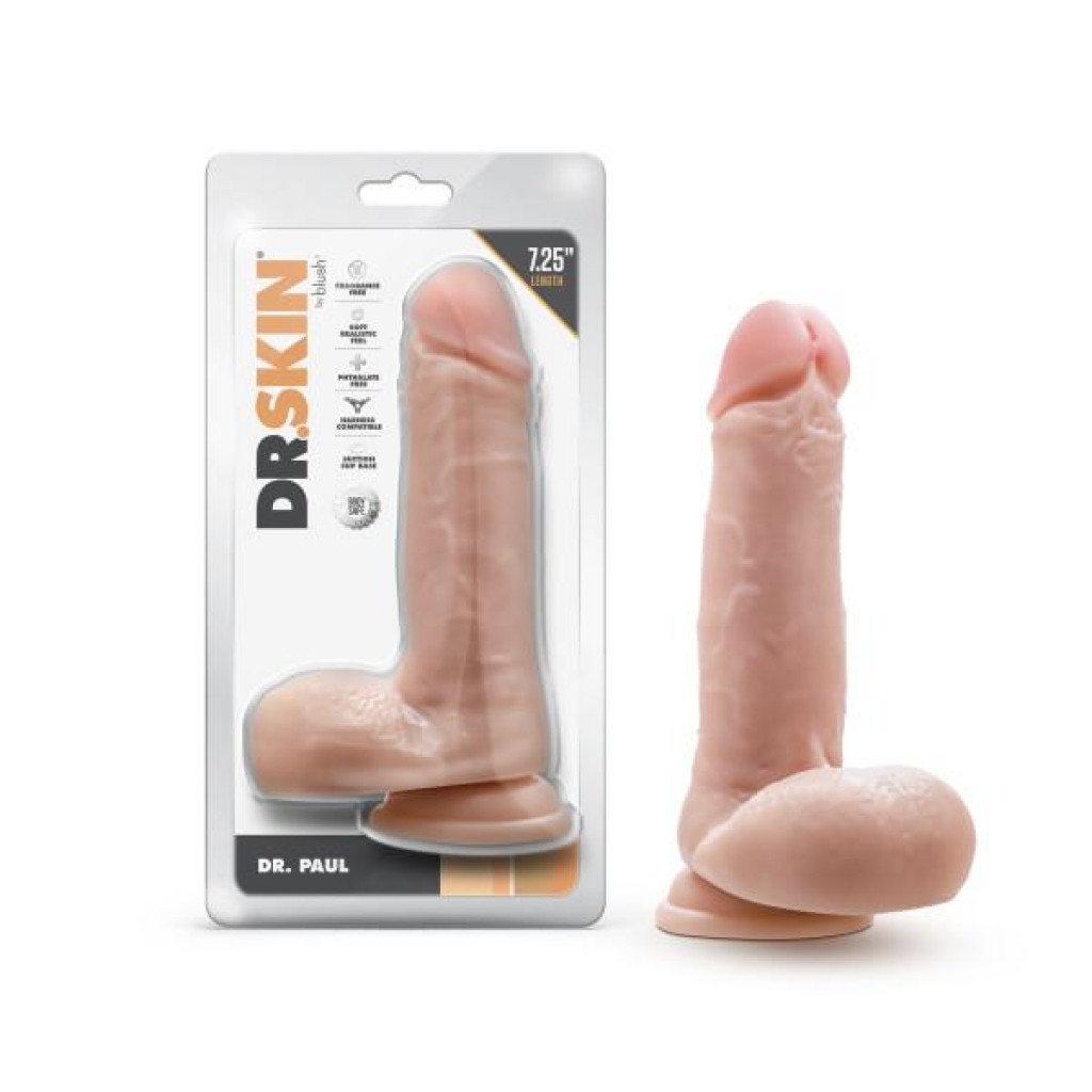 Dr. Skin Dr. Paul - Lifelike 7.25-Inch Dildo