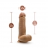 Dr. Skin Dr. Paul 7.25in Dildo W/ Balls Tan