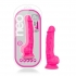 Neo 7.5 Inches Dual Density Penis with Balls - Neon Pink