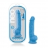 Neo 7.5 inches Dual Density Penis with Balls - Neon Blue