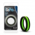 Performance Silicone Go Pro Penis Ring - Black/Green