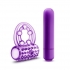 The Player Vibrating Double Strap Penis Ring - Purple