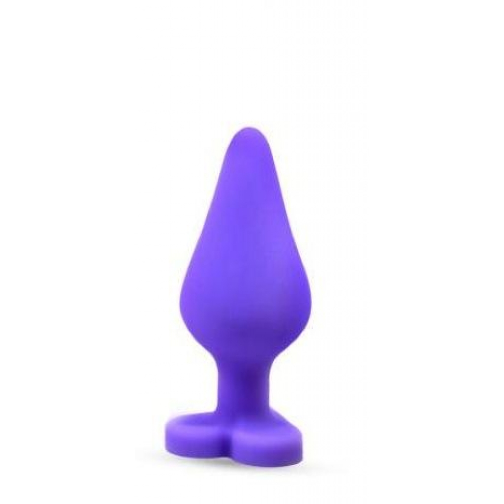 Naughtier Candy Heart Purple Butt Plug