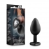 Temptasia Bling Plug Small - Black Decorative Anal Plug