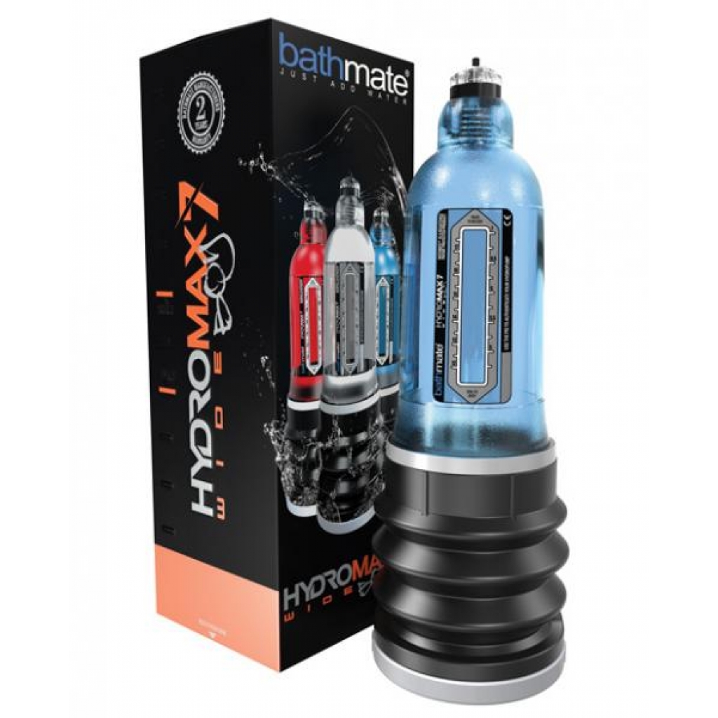 Hydromax 7 Wide Boy Aqua Blue Penis Pump