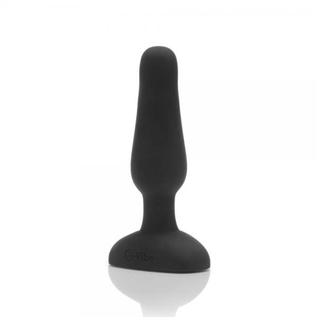 B-Vibe Remote Novice Plug - Black - Premium Anal Pleasure