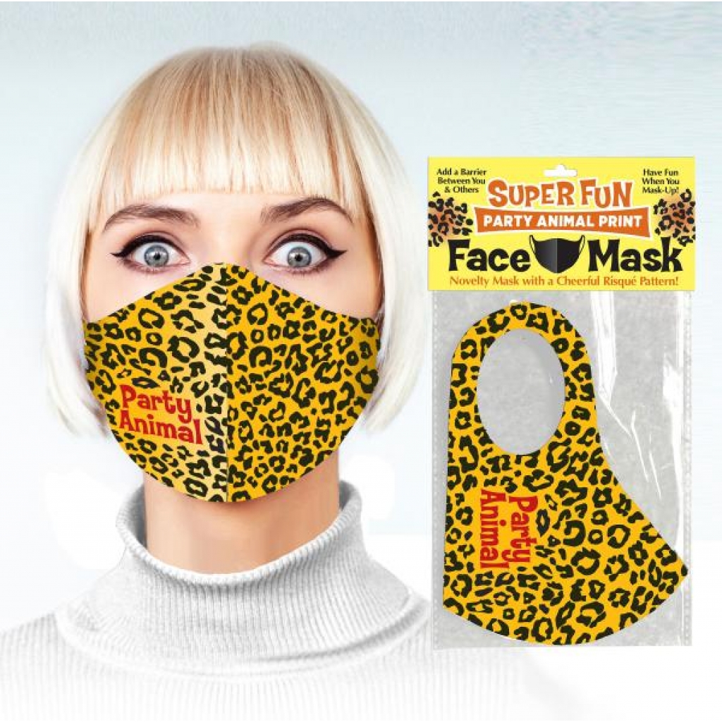 Party Animal Face Mask - Fun Design