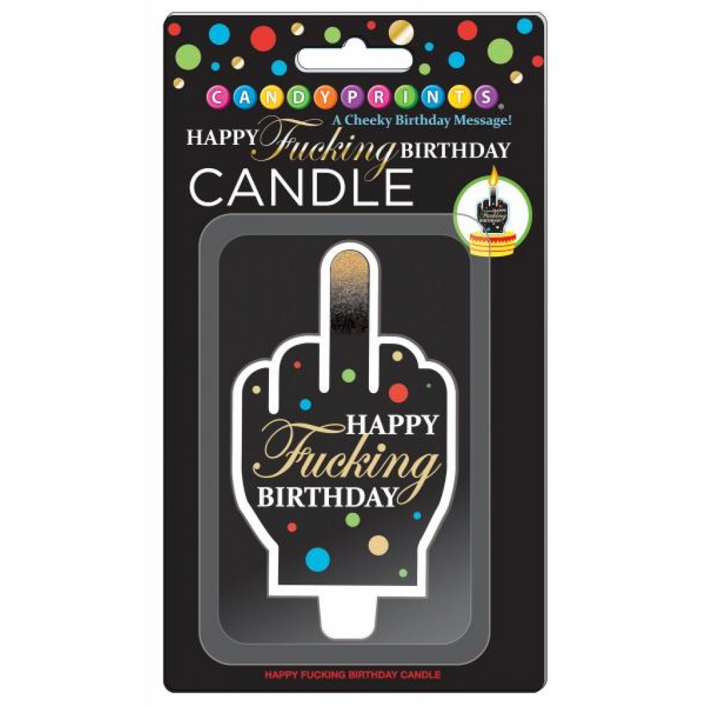 Happy F*ing Birthday Candle