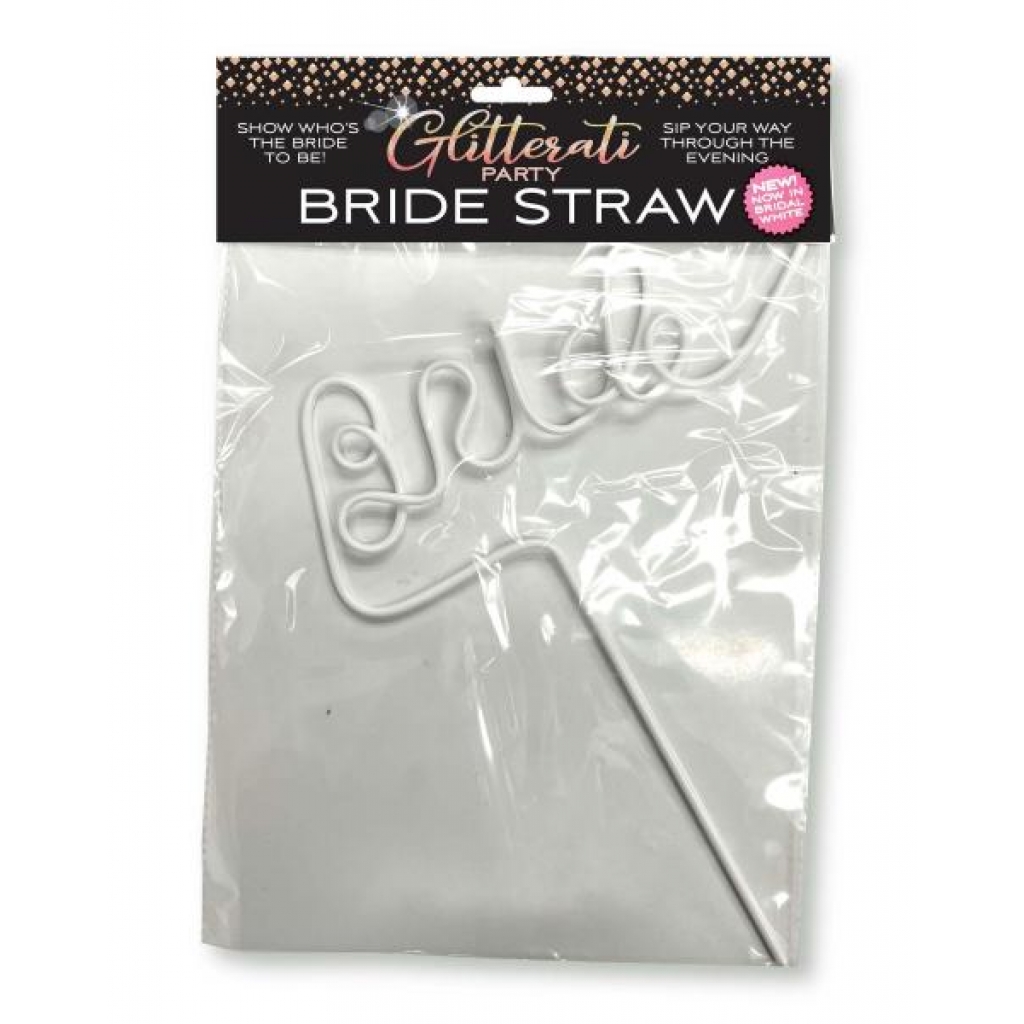 Glitterati Bride Straw: Elevate Your Celebrations