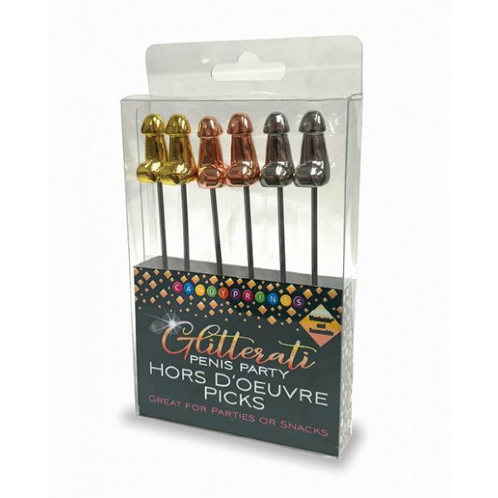 Glitterati Hors D'Oeuvre Picks - 6 Piece Set