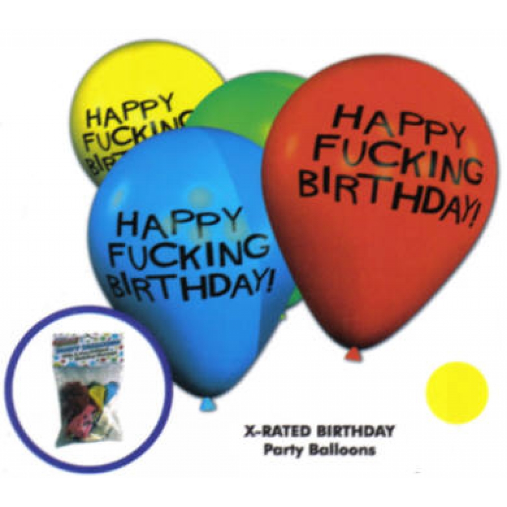 Happy Birthday Balloons - 11in, 8 Pack