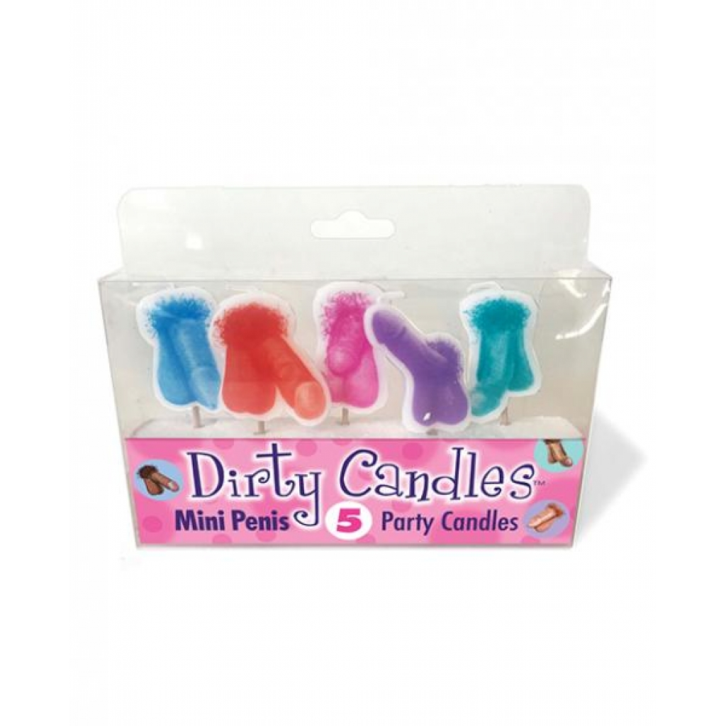 Dirty Penis Candles - Set of 5