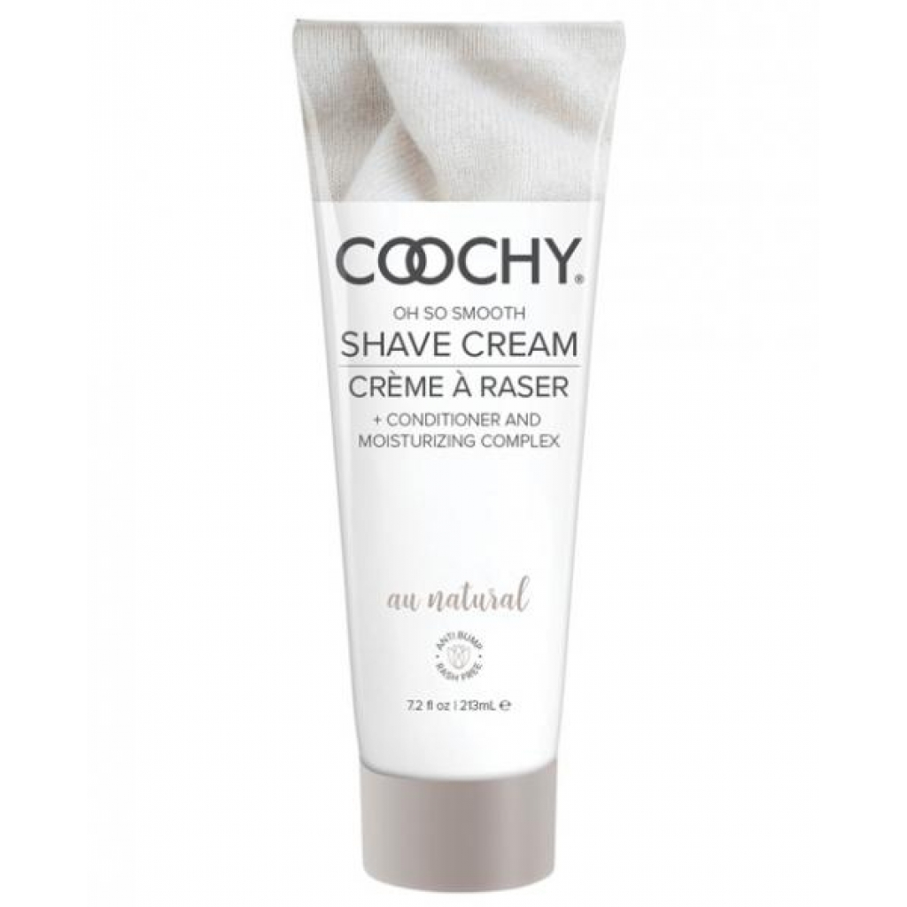 Coochy Shave Cream: Au Natural - 7.2 fl. oz.