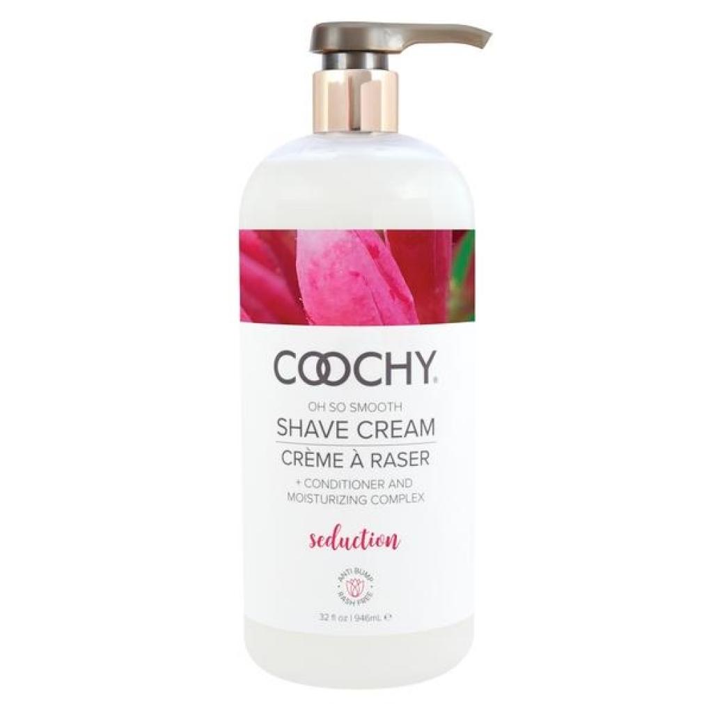 Coochy Shave Cream - Seduction, 32 Oz