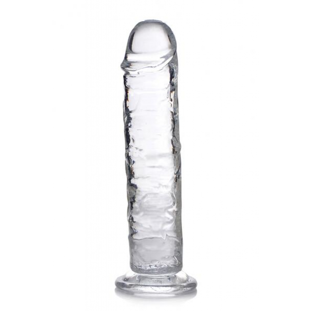 Jock C-Thru 8in Clear Dildo - Lifelike Pleasure