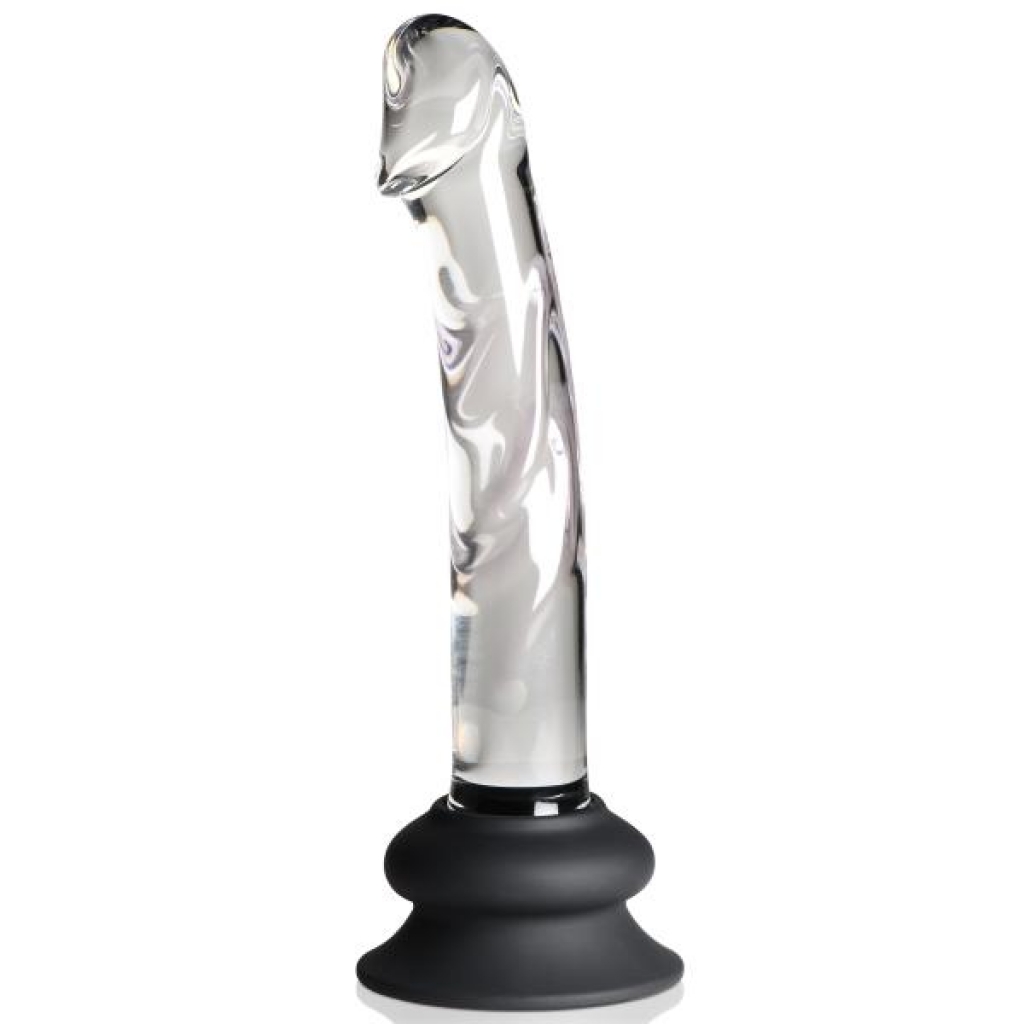 Pleasure Crystals 7 In Glass Dildo - Elegant and Versatile