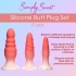 Simply Sweet Silicone Butt Plug Set - Pink