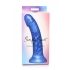 Simply Sweet 7-Inch Metallic Silicone Dildo - G-Spot Delight