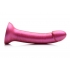 Simply Sweet 7-Inch Metallic Silicone Dildo - Pink