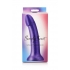 Simply Sweet 7 In Metallic Silicone Dildo - Purple