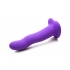 Simply Sweet Remote-Controlled Vibrating Wavy Silicone Dildo in Purple