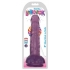 Lollipenis 8 inches Slim Stick Dildo with Balls Purple Grape Ice