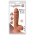 Easy Riders 8 inches Dual Density Silicone Dong - Beige