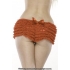 Ruffle Shorts with Back Bow - Red O/S