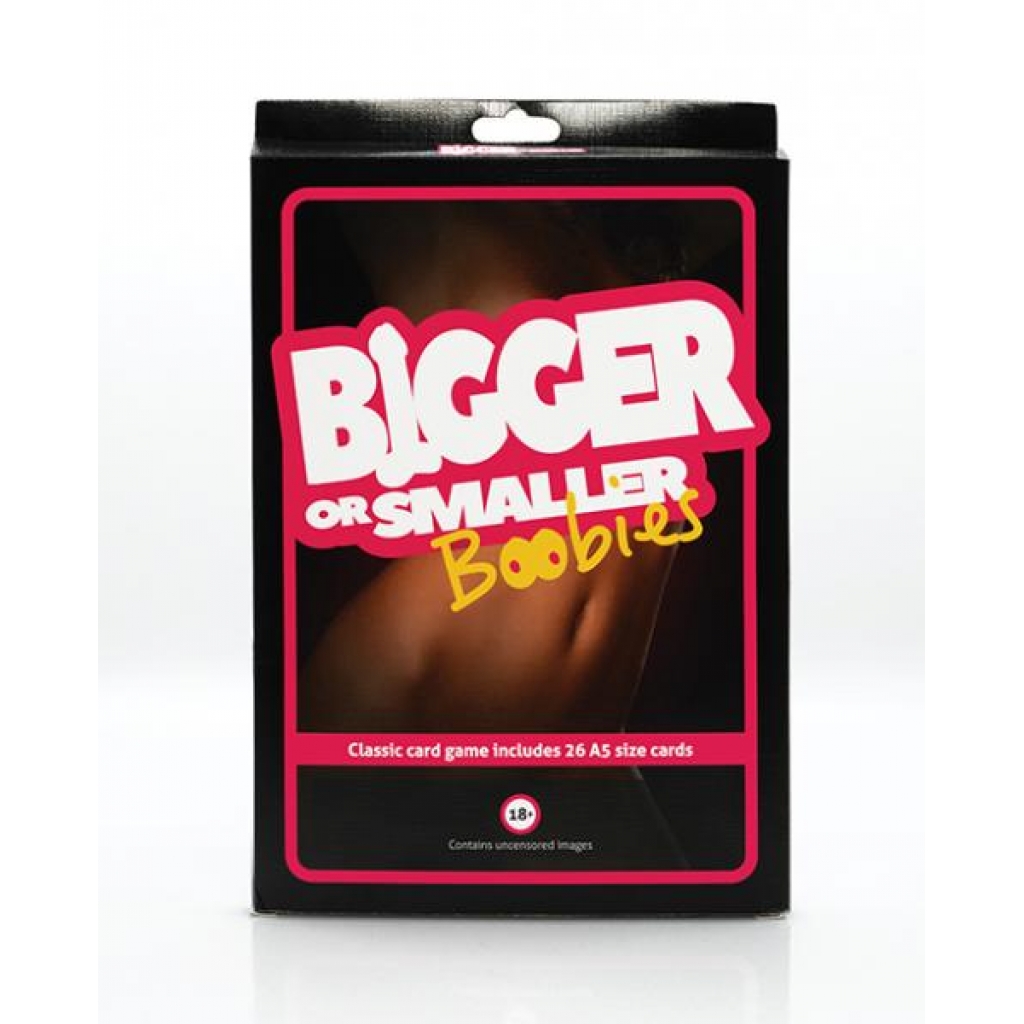 Play Wiv Me Bigger Or Smaller Boobs Card Game