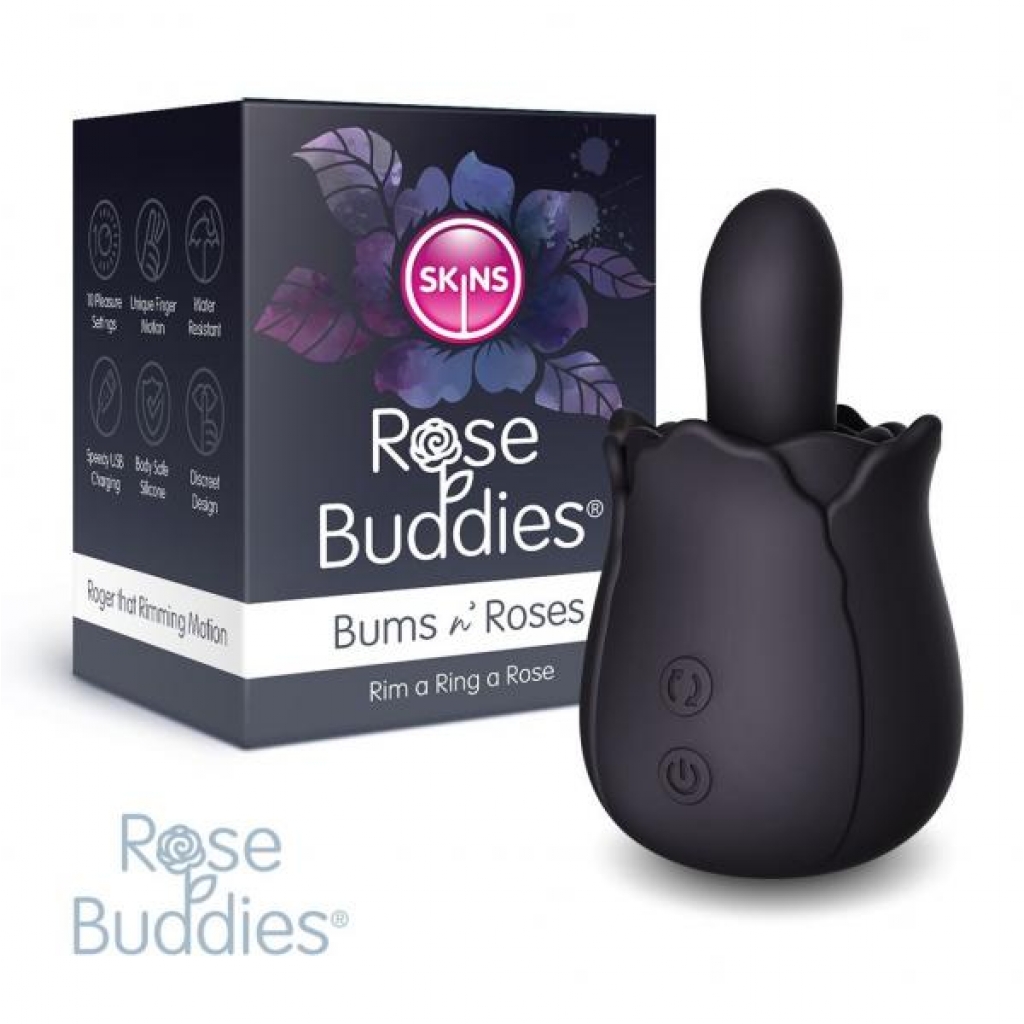 Skins Rose Buddies - Bum N Roses - Vibrating Clitoral Stimulator