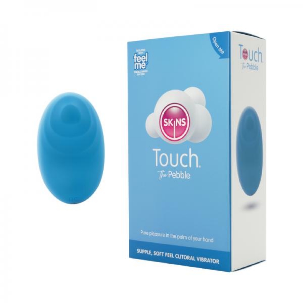 Skins Touch The Pebble - Blue Clitoral Vibrator