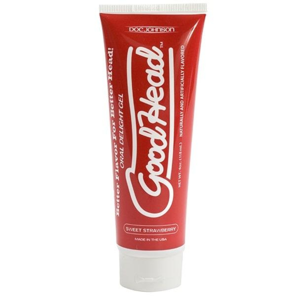 Goodhead Oral Delight Gel - 4 Oz Strawberry (Bulk)