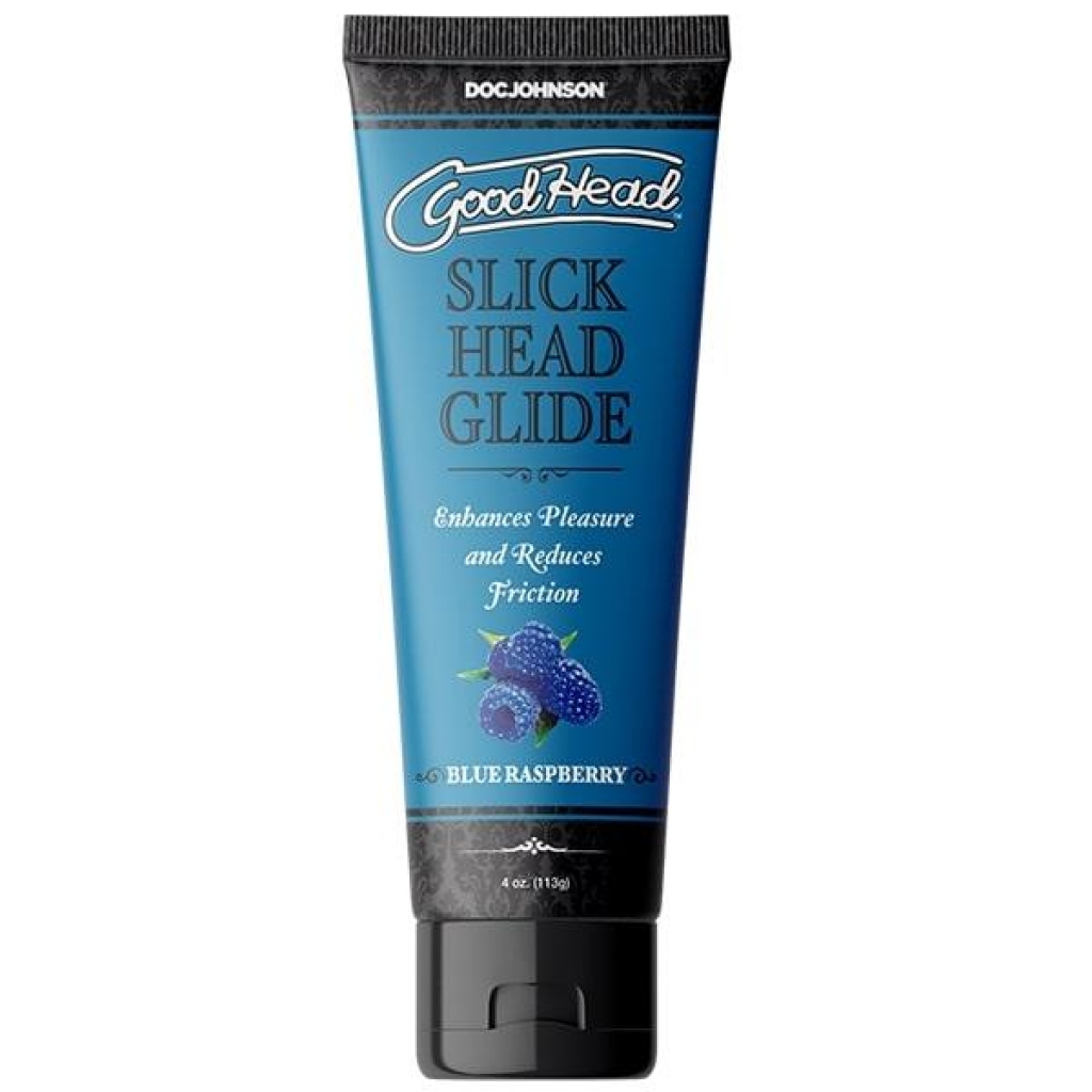 Goodhead Slick Head Glide - 4 Oz Blue Raspberry (Bulk)