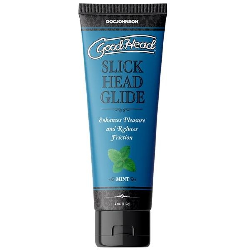 Goodhead Slick Head Glide 4 Oz: Delicious Mint Flavor for Enhancing Pleasure