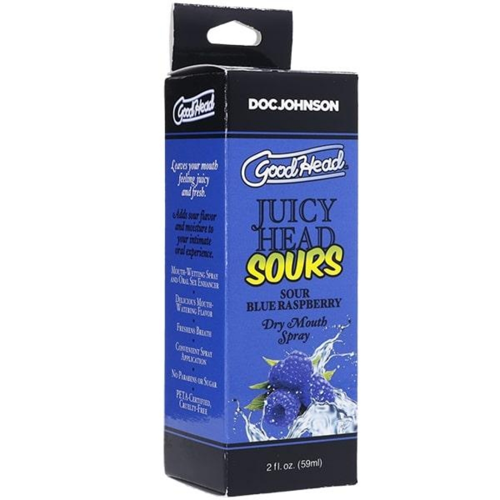 Goodhead Juicy Head Sours Mouth Spray: Blue Raspberry Delight